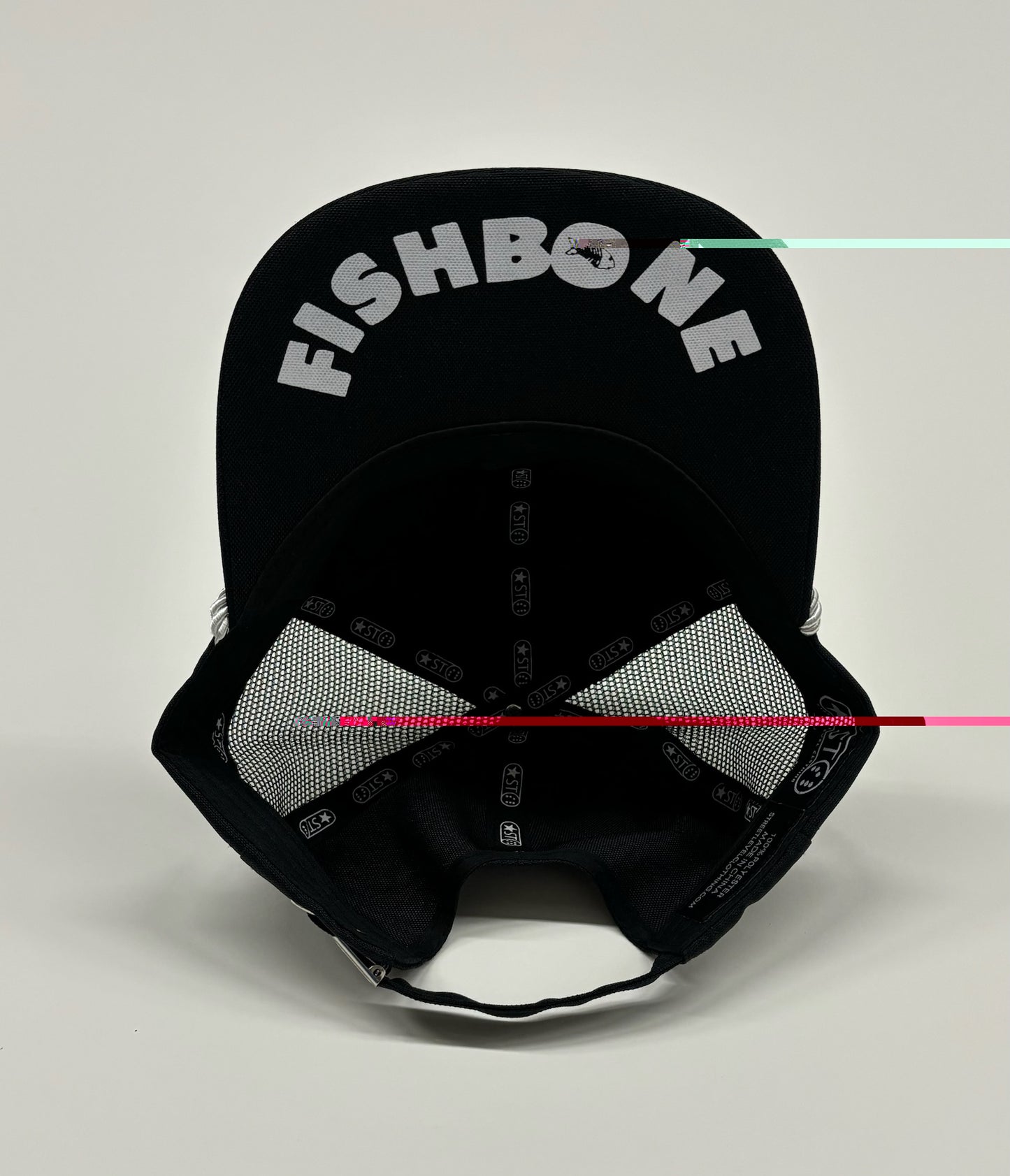Limited Edition - Street Level x Fishbone Reality Of My Surroundings Golf Hat - Black and White