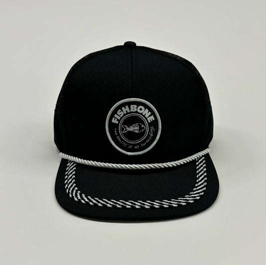 Limited Edition - Street Level x Fishbone Reality Of My Surroundings Golf Hat - Black and White