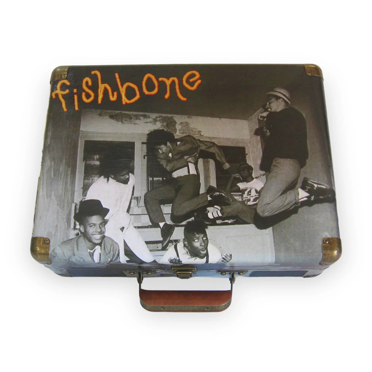 Signed Fishbone Travel Record Player