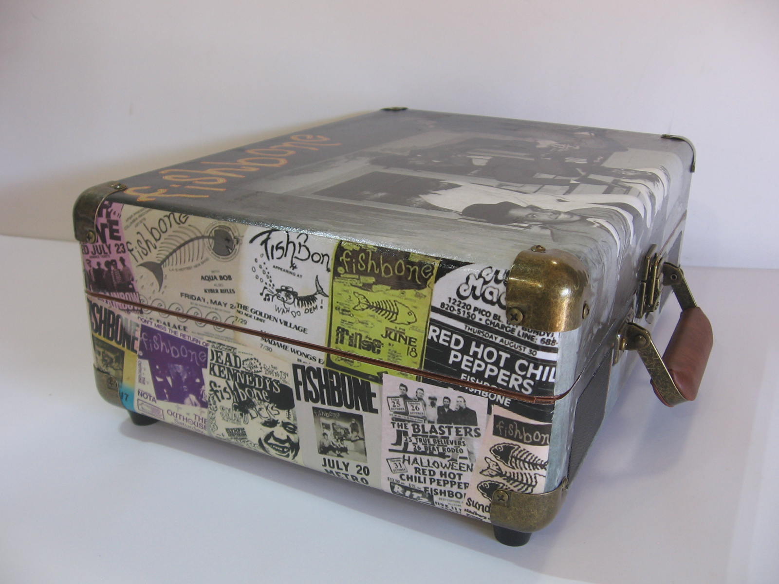 Signed Fishbone Travel Record Player - Limited Edition